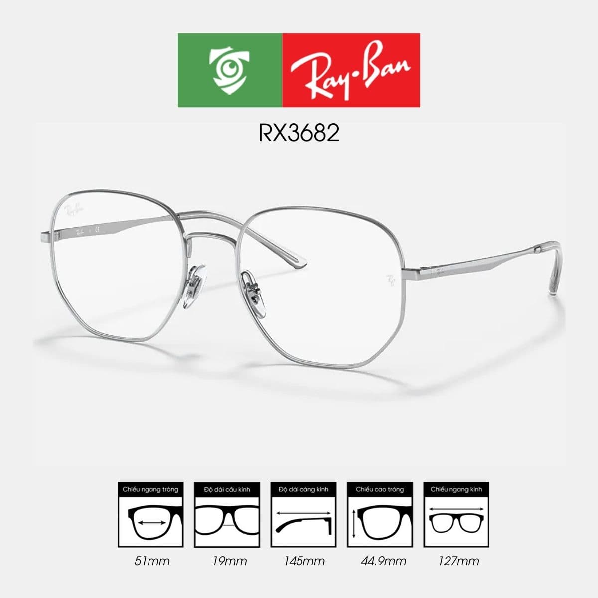 Gọng kính RAYBAN RX3682 - Ảnh 8