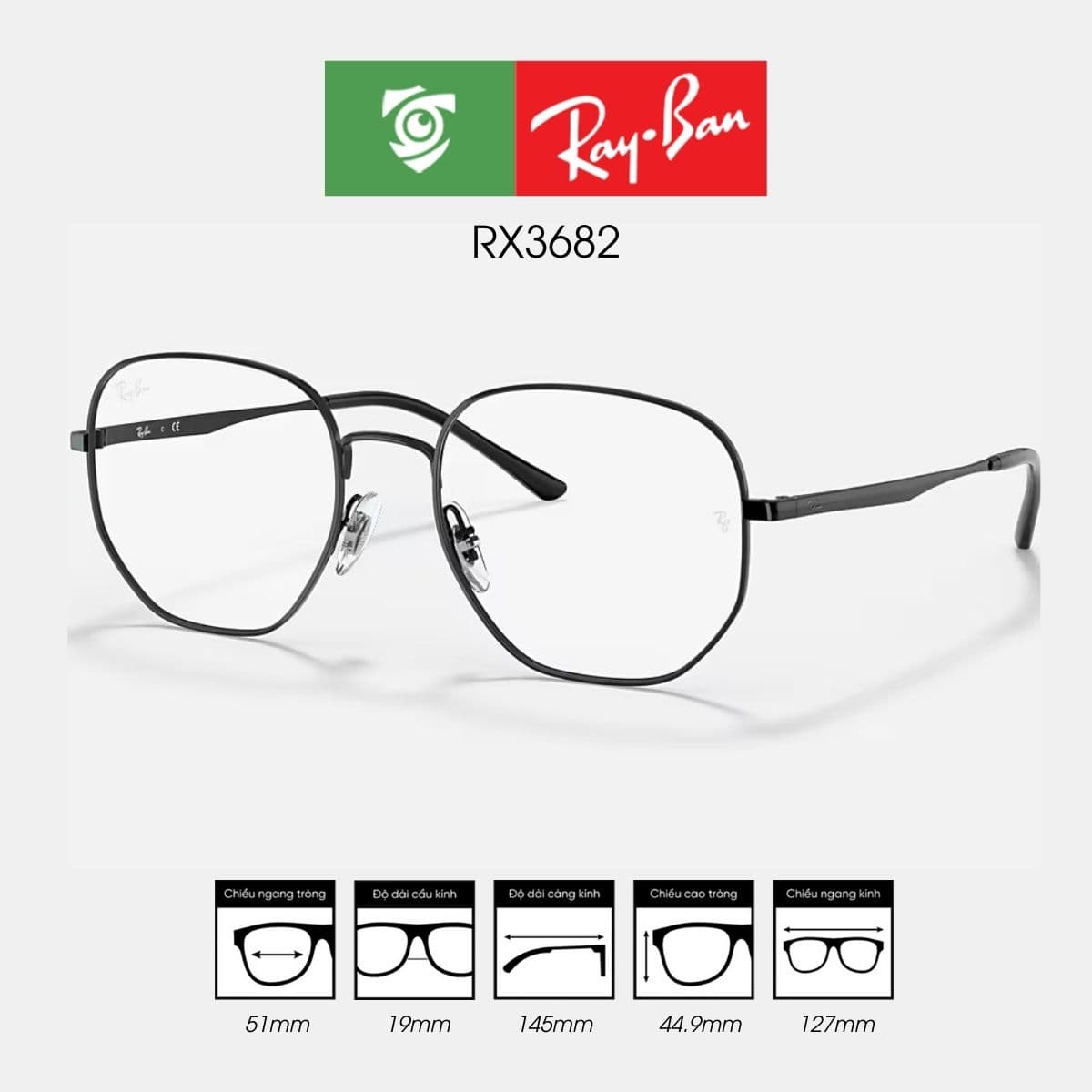 Gọng kính RAYBAN RX3682 - Ảnh 2