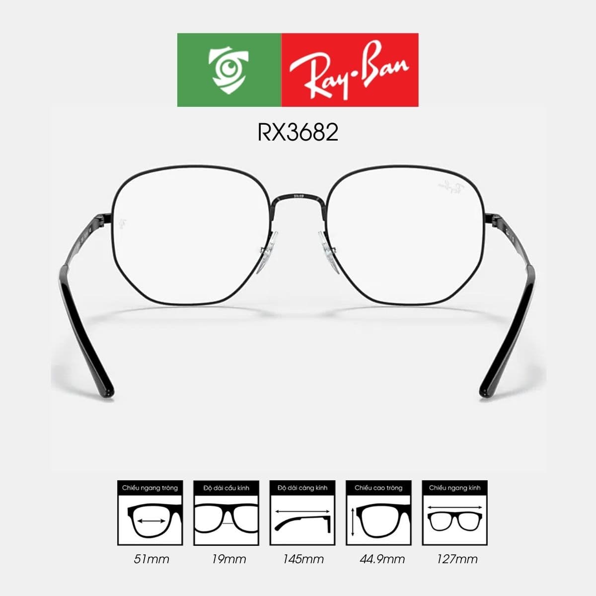 Gọng kính RAYBAN RX3682 - Ảnh 4