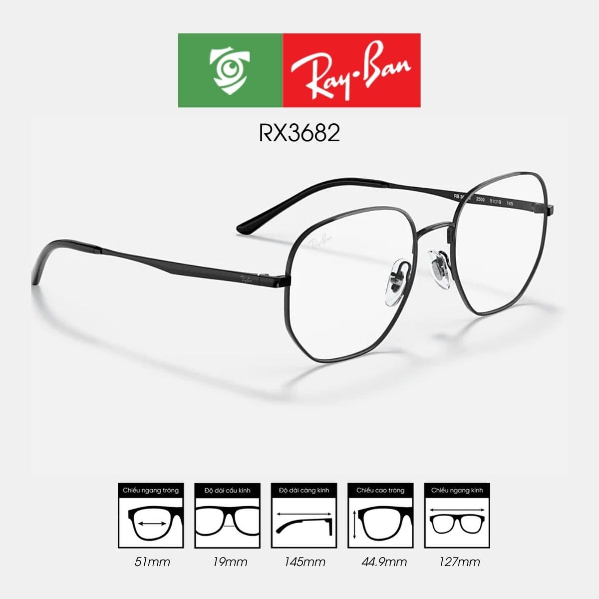 Gọng kính RAYBAN RX3682 - Ảnh 5
