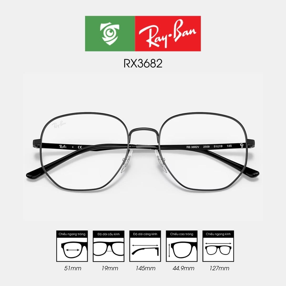 Gọng kính RAYBAN RX3682 - Ảnh 6