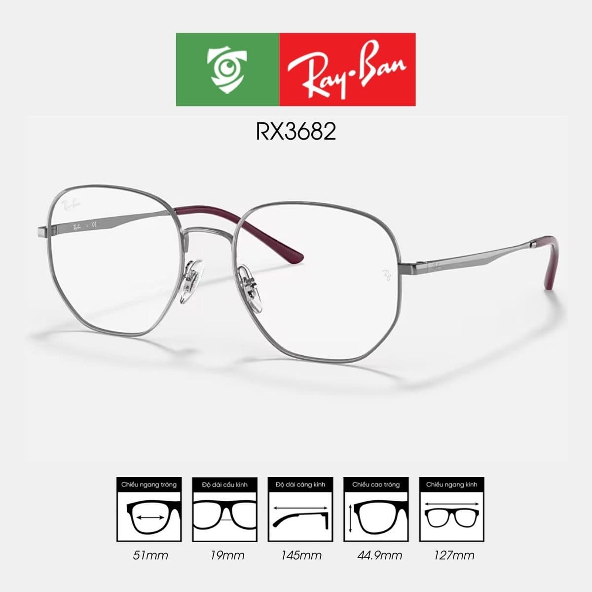Gọng kính RAYBAN RX3682 - Ảnh 7