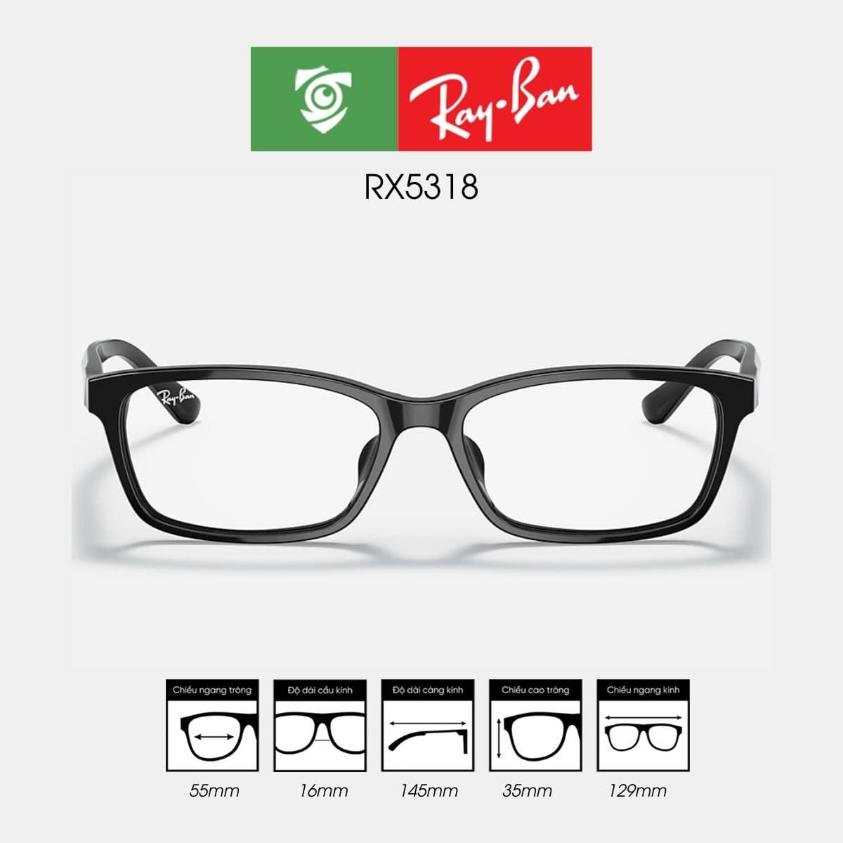 Gọng kính RAYBAN RX5318