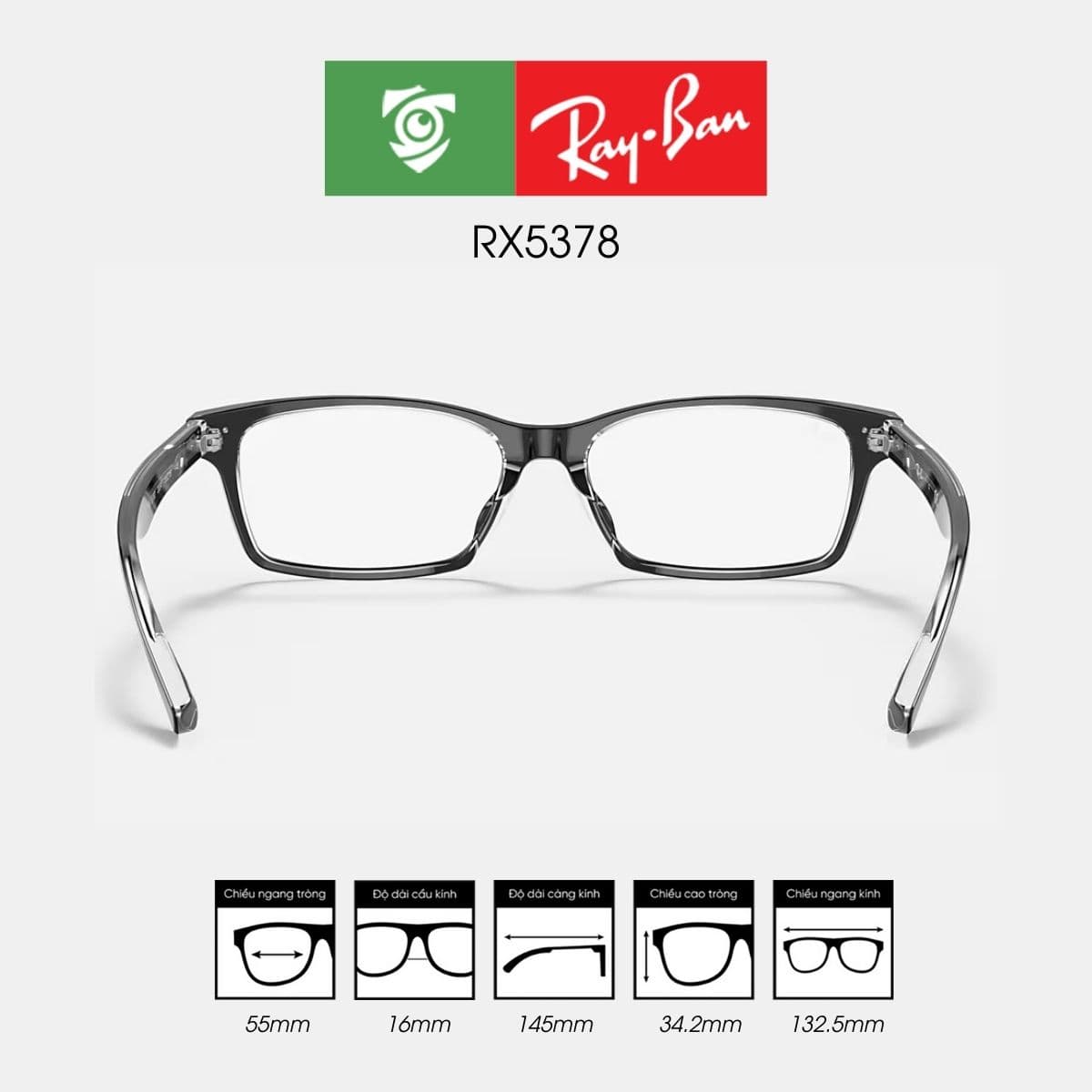 Gọng kính RAYBAN RX5378 - Ảnh 4