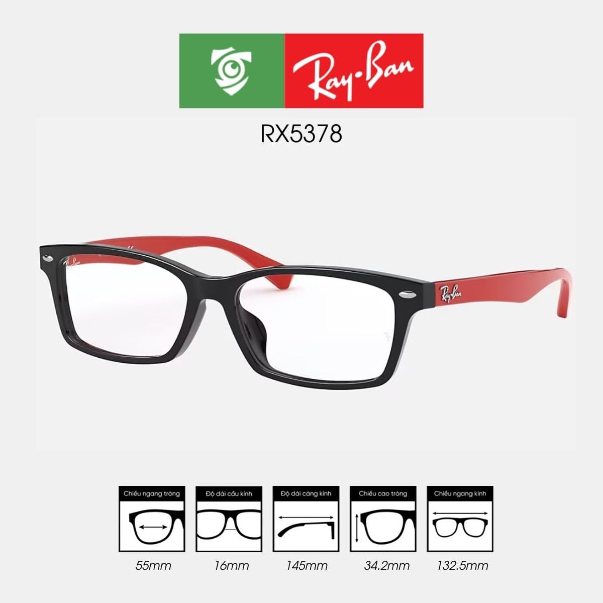 Gọng kính RAYBAN RX5378 - Ảnh 8