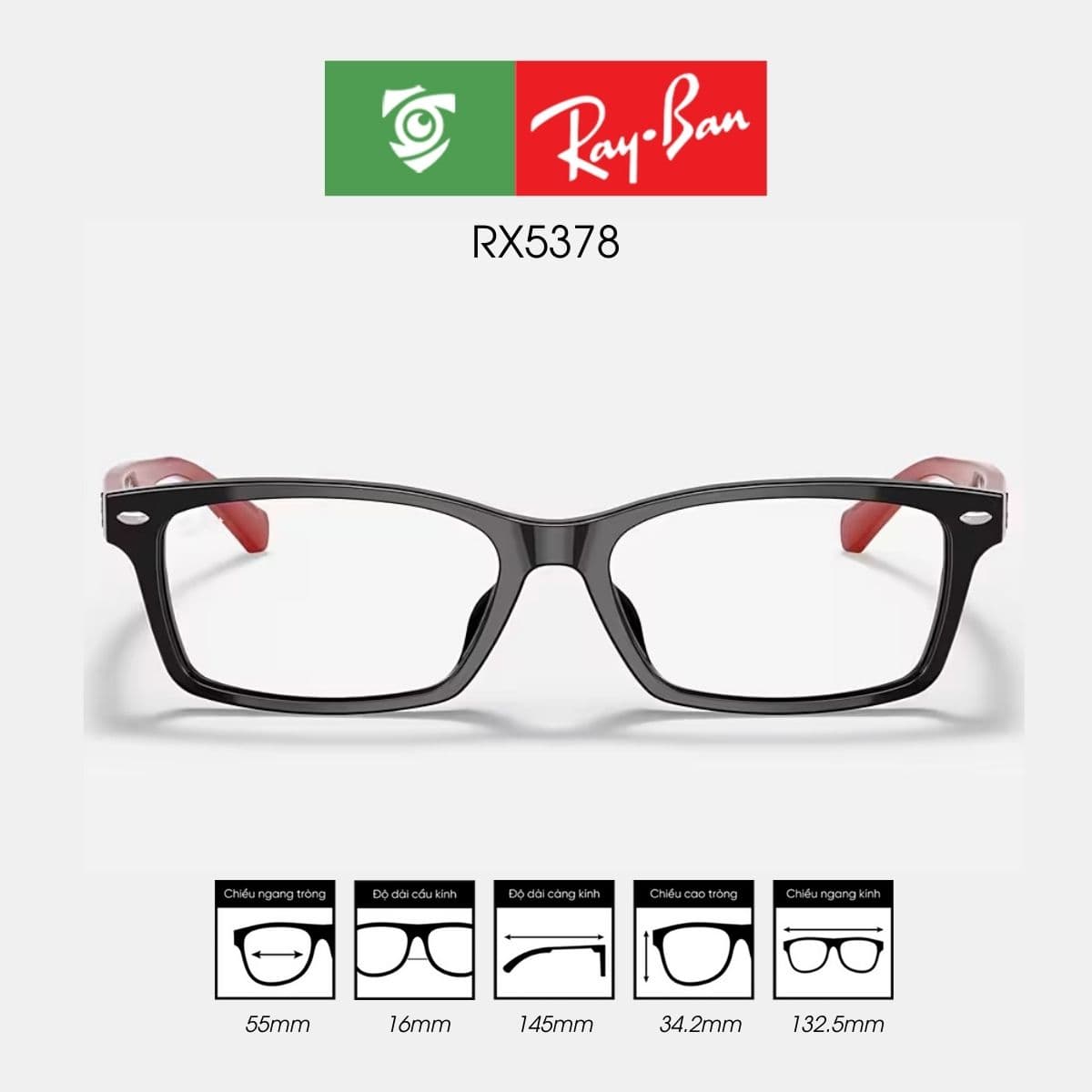 Gọng kính RAYBAN RX5378 - Ảnh 7