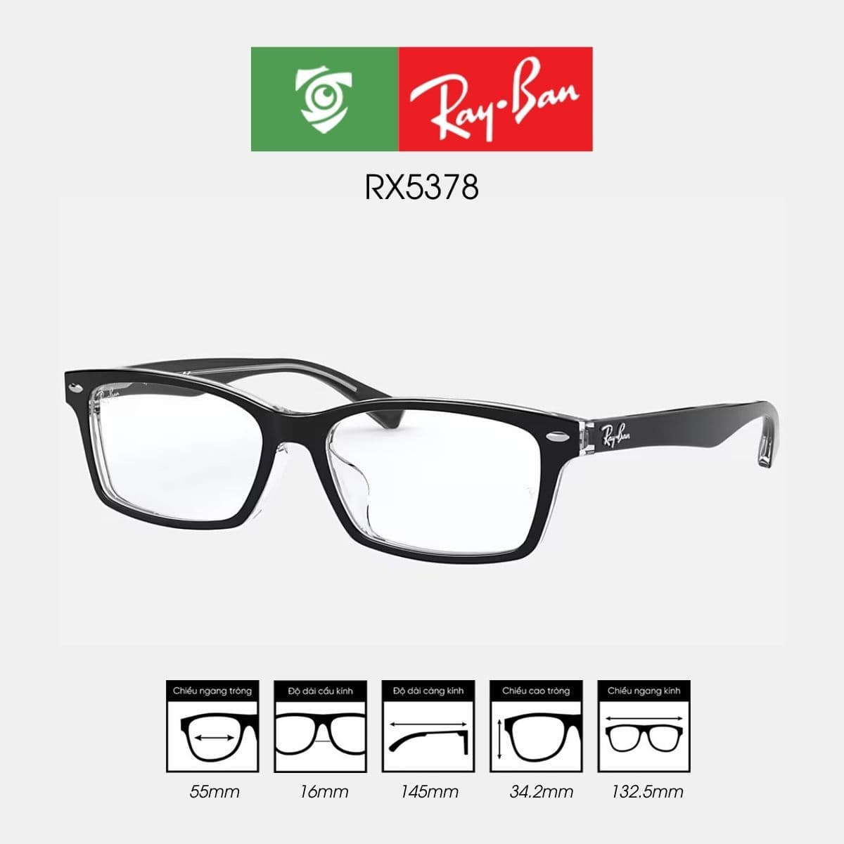 Gọng kính RAYBAN RX5378 - Ảnh 2