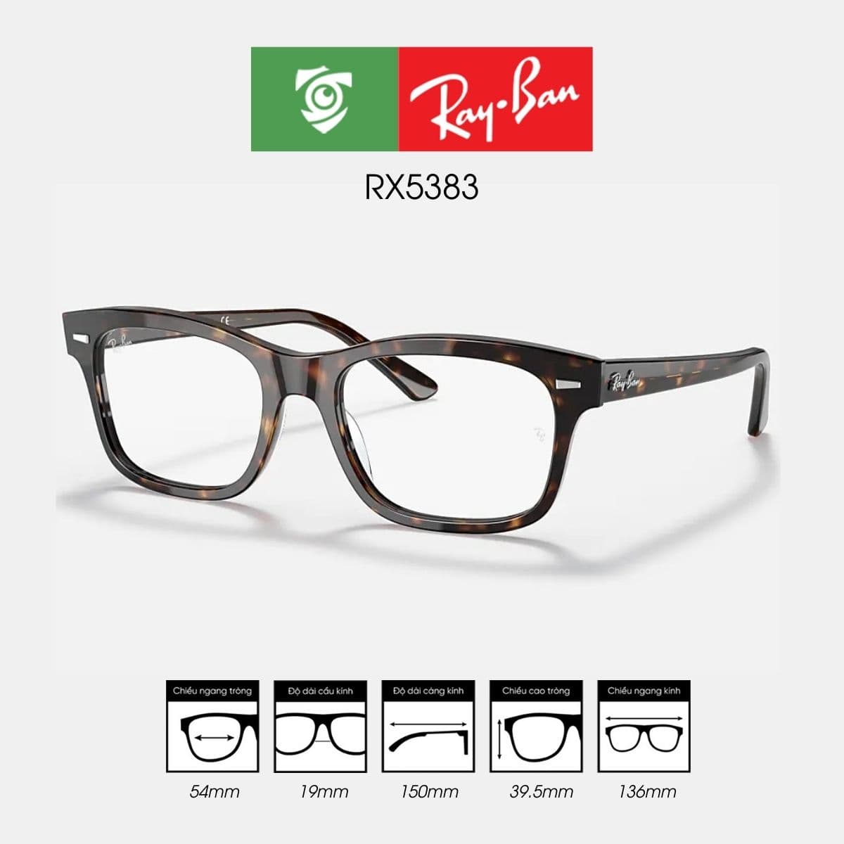 Gọng kính RAYBAN RX5383 - Ảnh 10