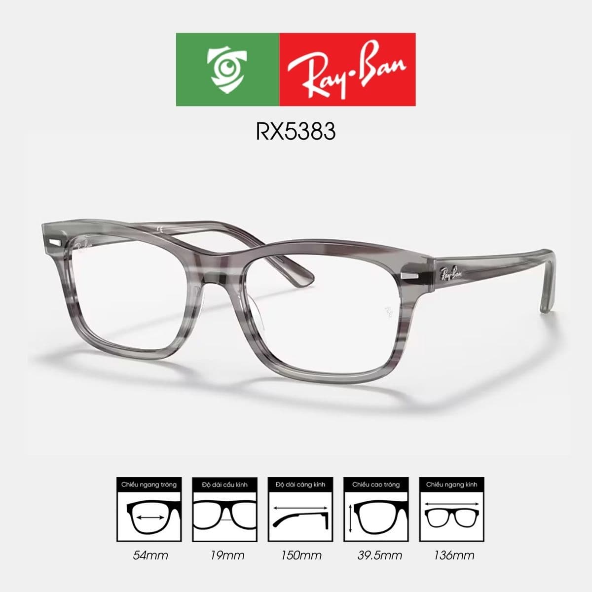 Gọng kính RAYBAN RX5383 - Ảnh 12
