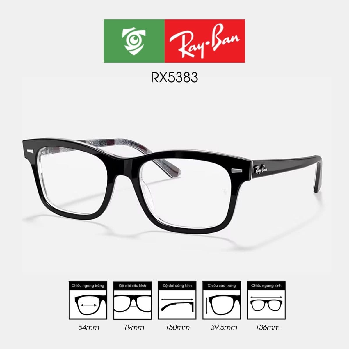 Gọng kính RAYBAN RX5383 - Ảnh 3