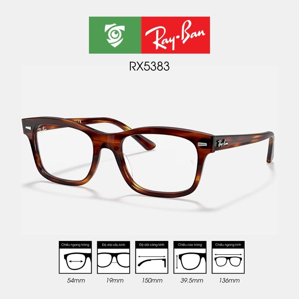 Gọng kính RAYBAN RX5383 - Ảnh 9