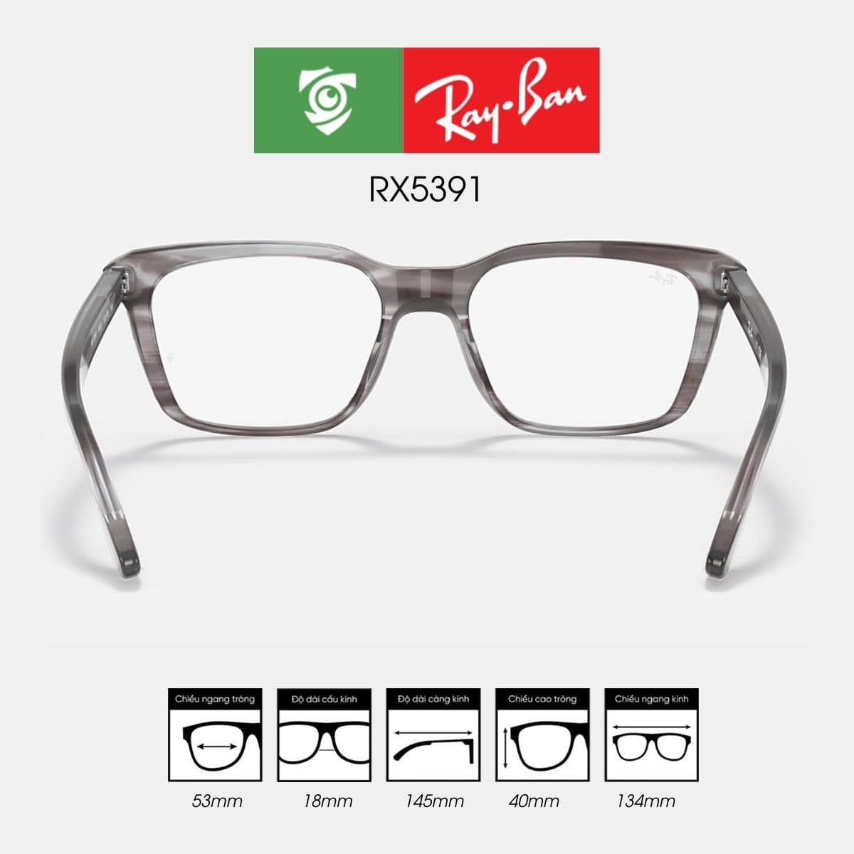 Gọng kính RAYBAN RX5391 - Ảnh 9