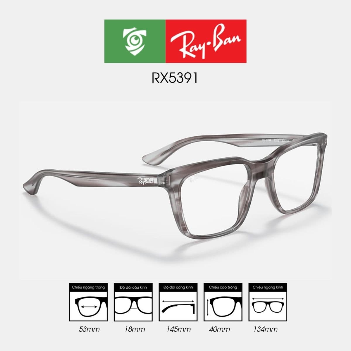 Gọng kính RAYBAN RX5391 - Ảnh 10