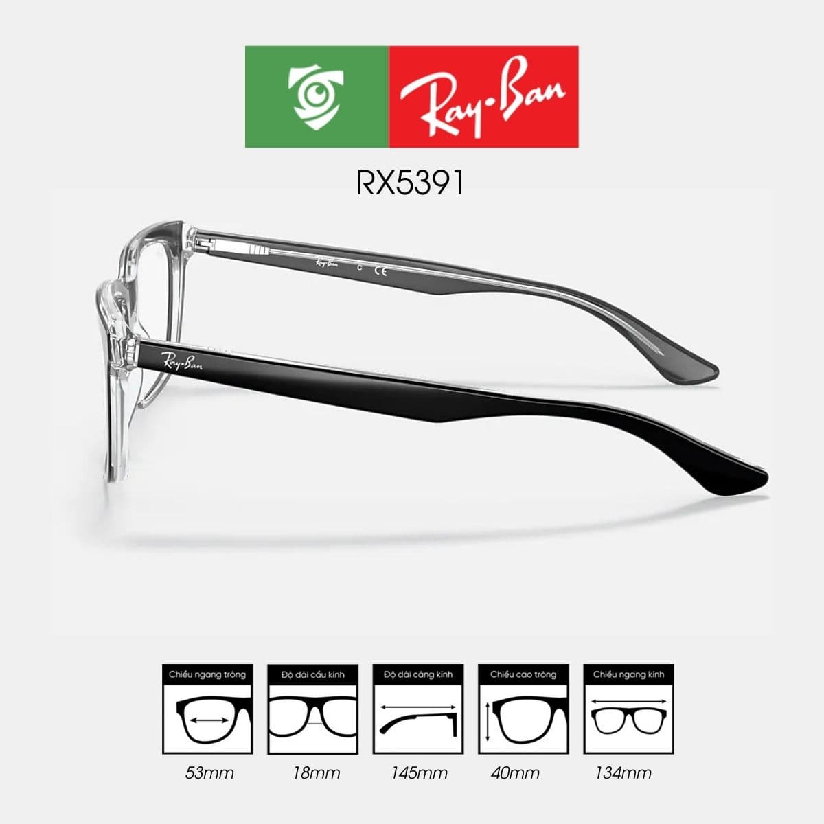 Gọng kính RAYBAN RX5391 - Ảnh 3
