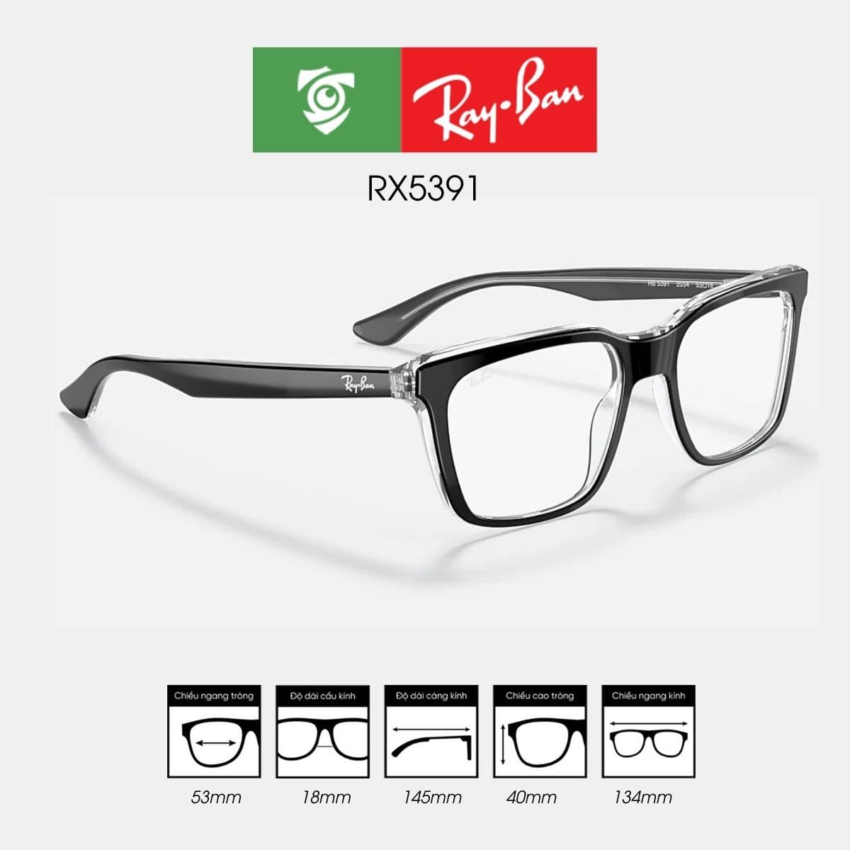 Gọng kính RAYBAN RX5391 - Ảnh 4