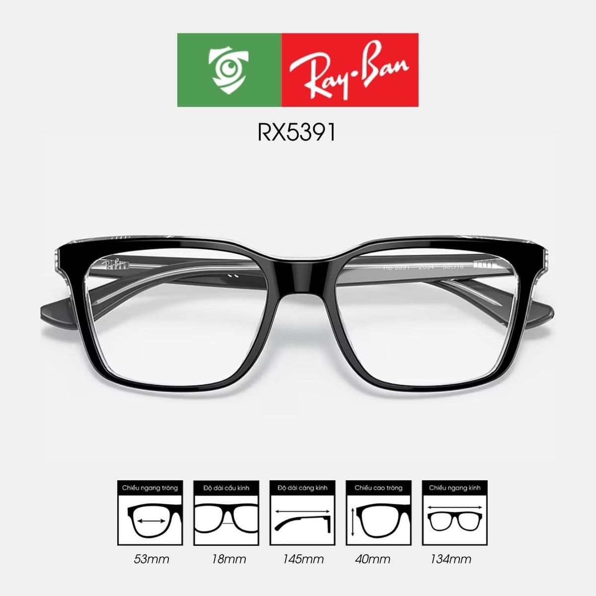 Gọng kính RAYBAN RX5391 - Ảnh 5