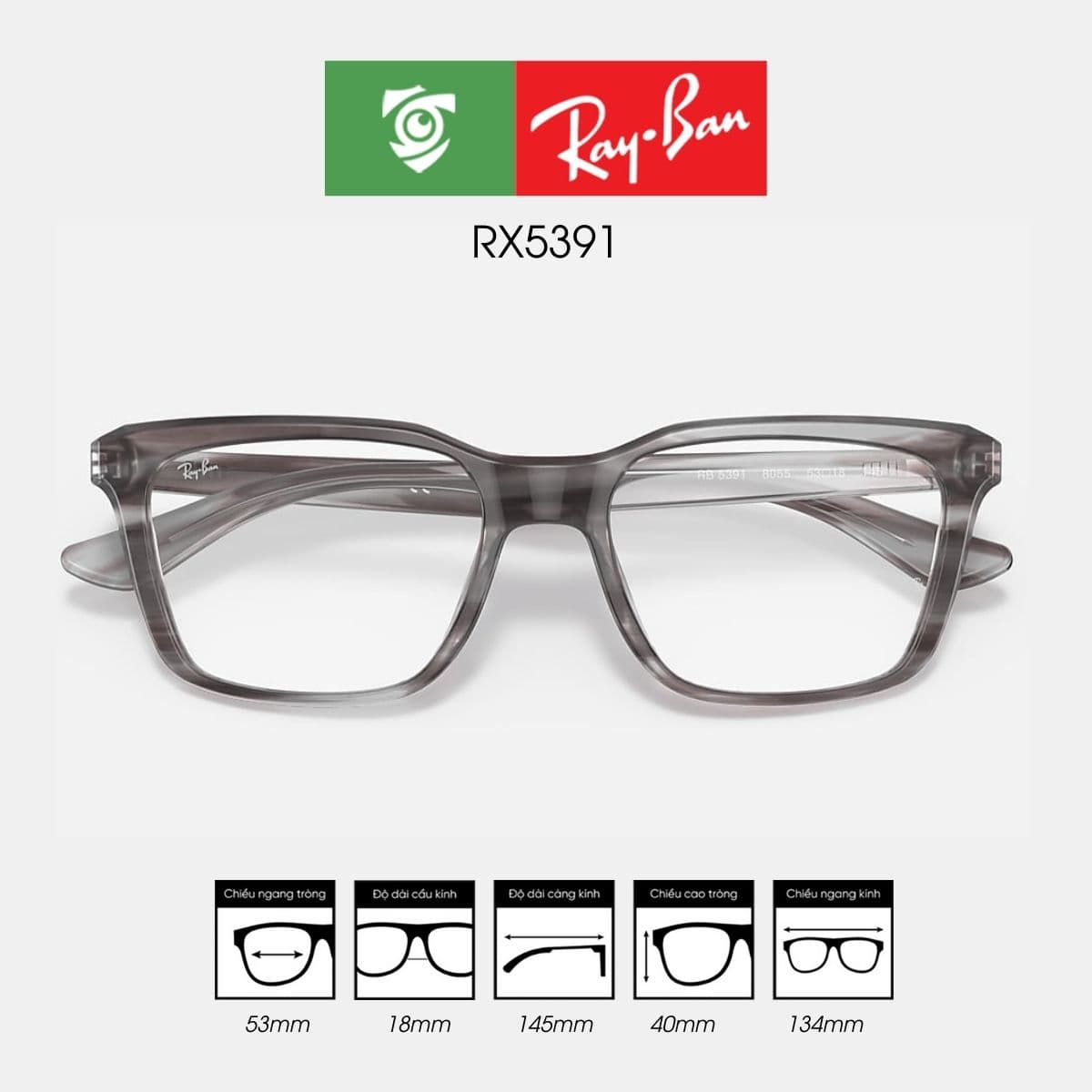 Gọng kính RAYBAN RX5391 - Ảnh 11