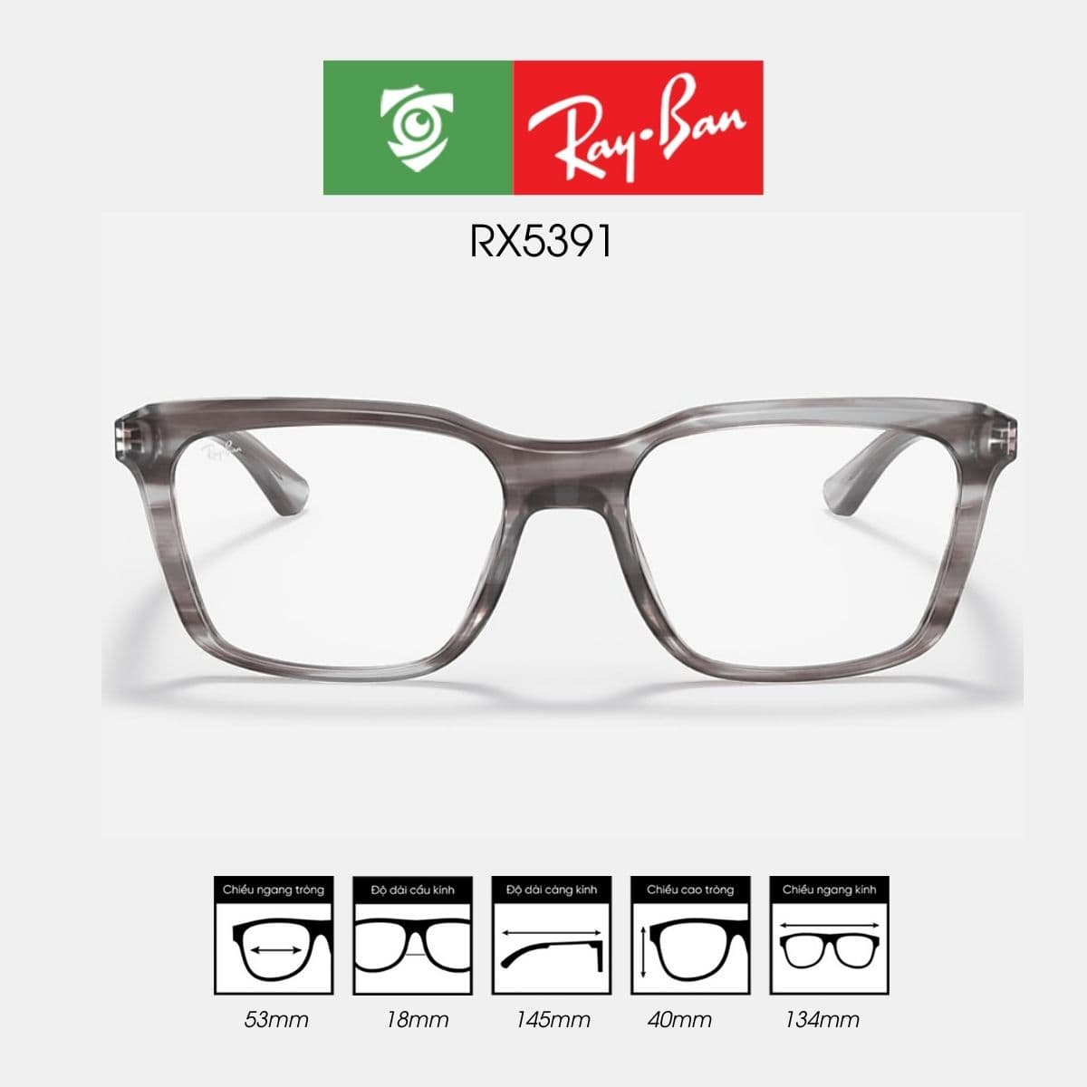 Gọng kính RAYBAN RX5391 - Ảnh 6