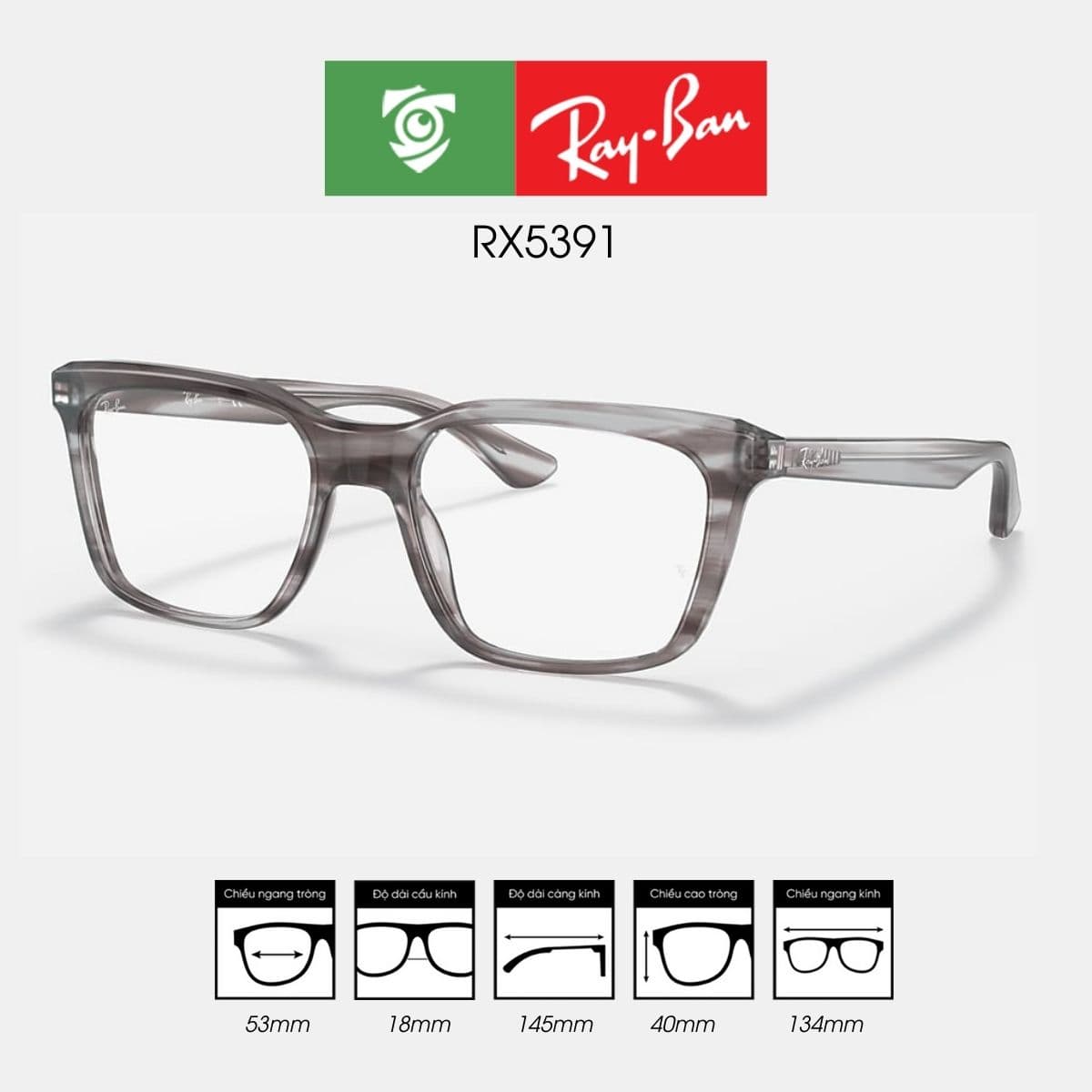 Gọng kính RAYBAN RX5391 - Ảnh 7