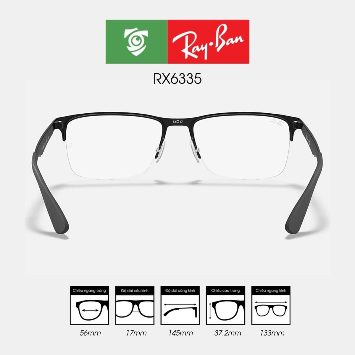 Gọng kính RAYBAN RX6335 - Ảnh 4