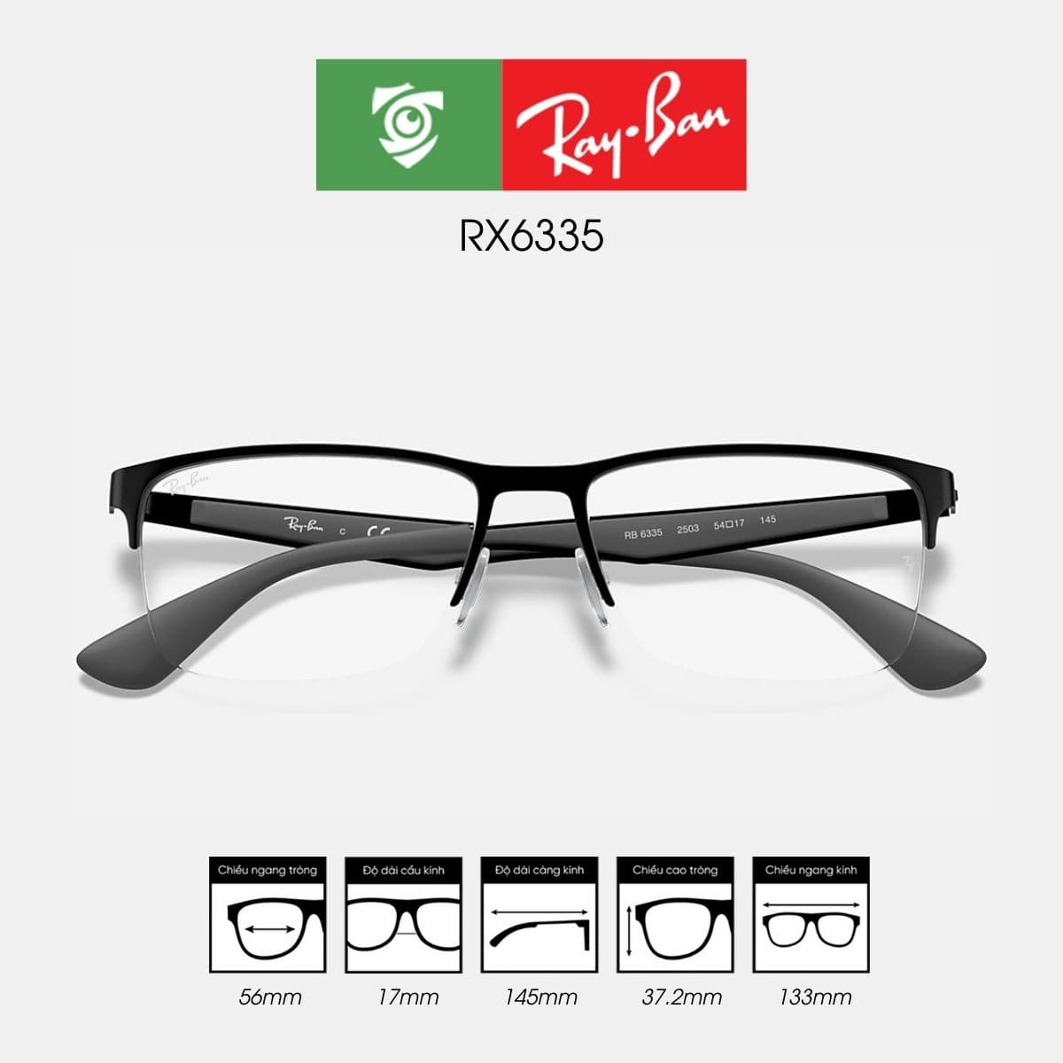 Gọng kính RAYBAN RX6335 - Ảnh 6