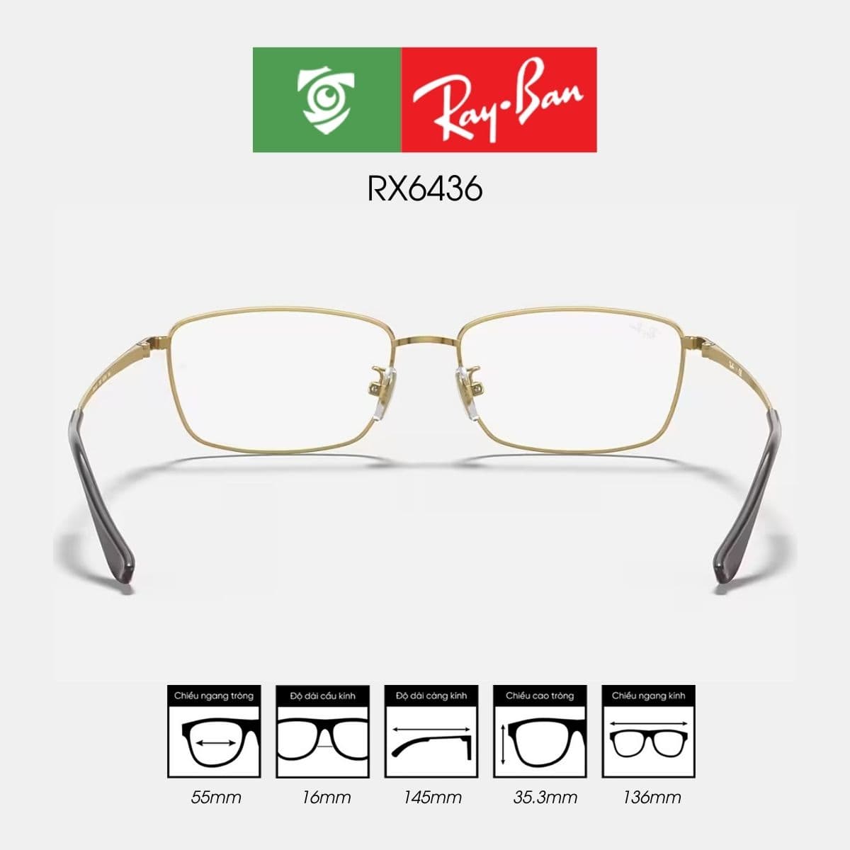 Gọng kính RAYBAN RX6436 - Ảnh 4