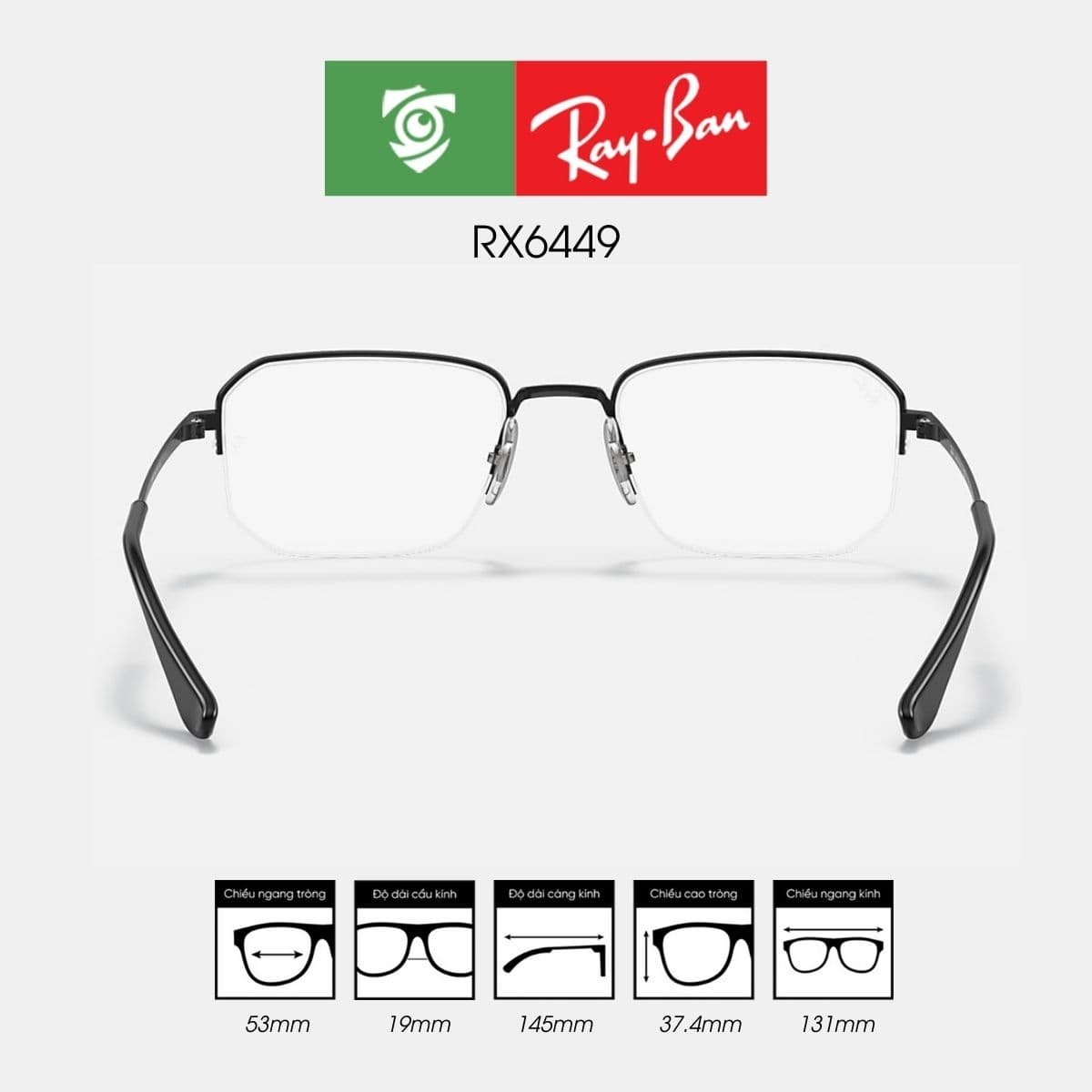 Gọng kính RAYBAN RX6449 - Ảnh 10