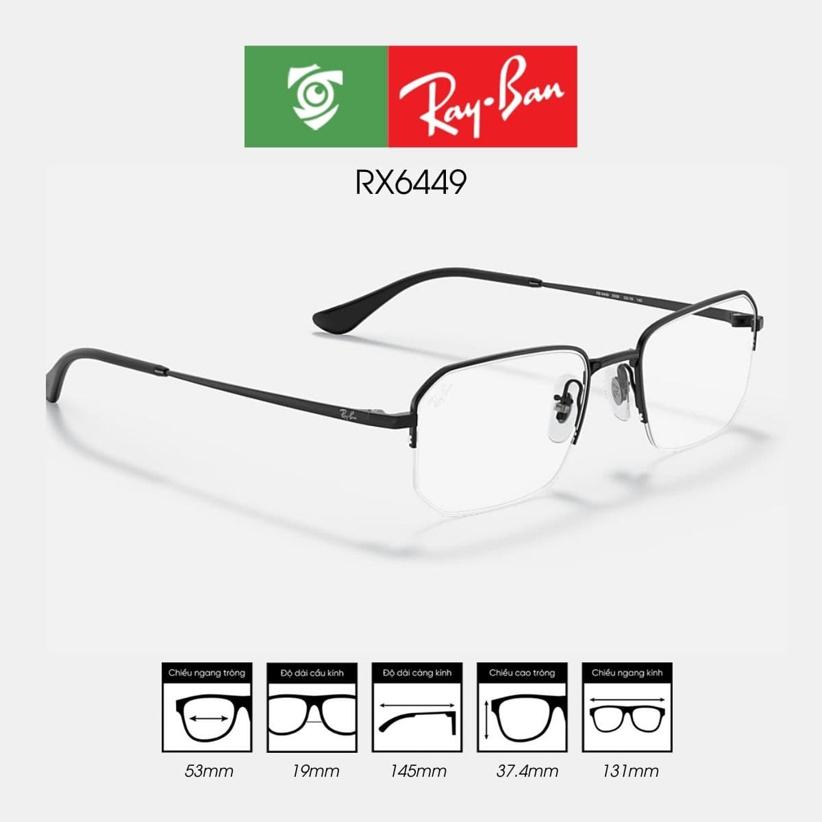 Gọng kính RAYBAN RX6449 - Ảnh 11