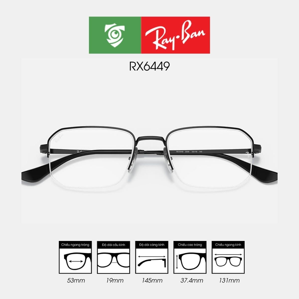 Gọng kính RAYBAN RX6449 - Ảnh 12