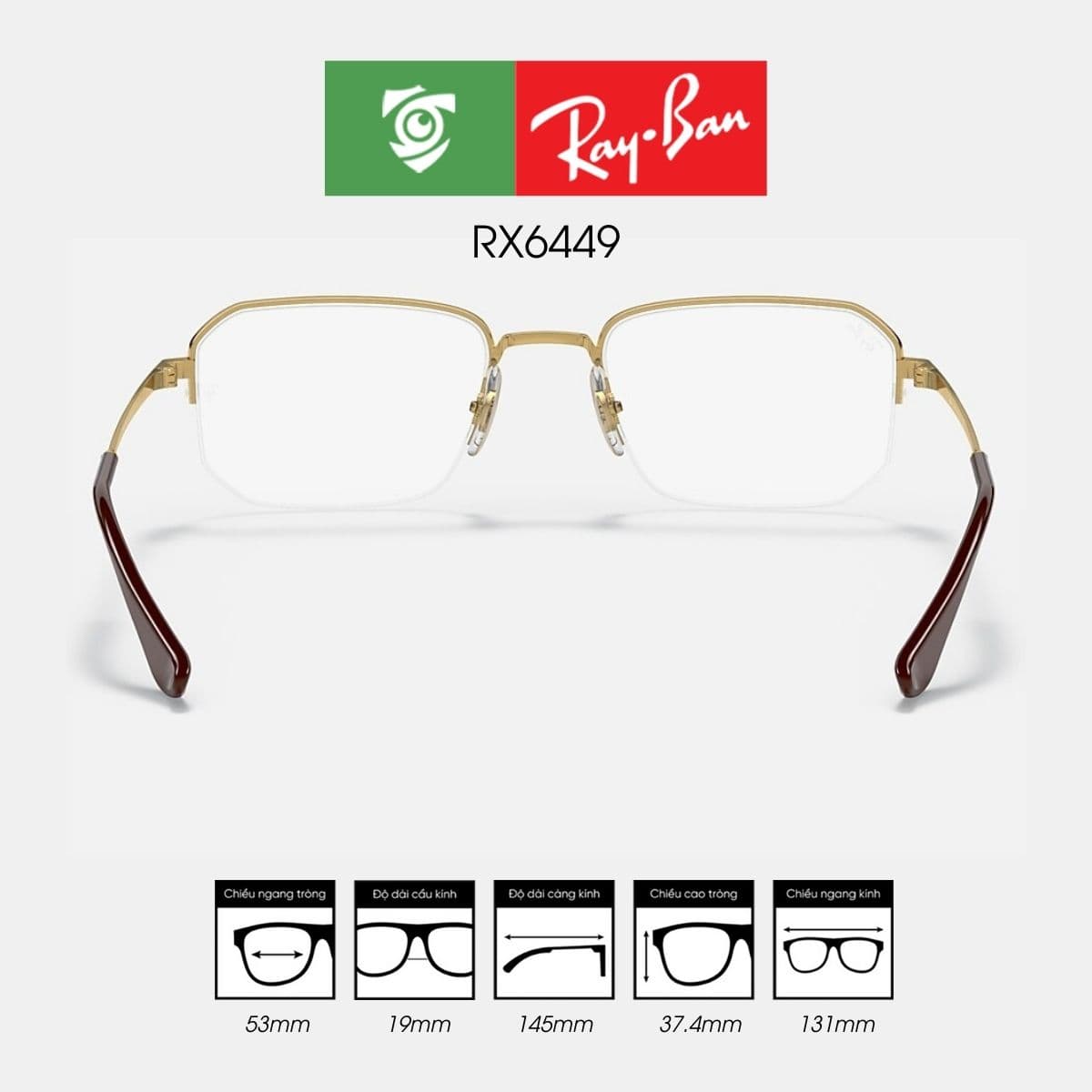 Gọng kính RAYBAN RX6449 - Ảnh 4
