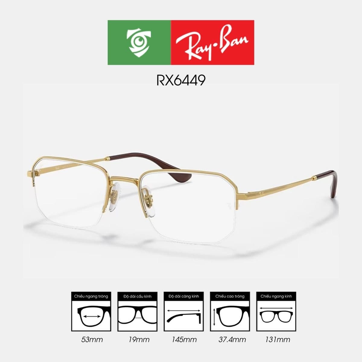 Gọng kính RAYBAN RX6449 - Ảnh 2