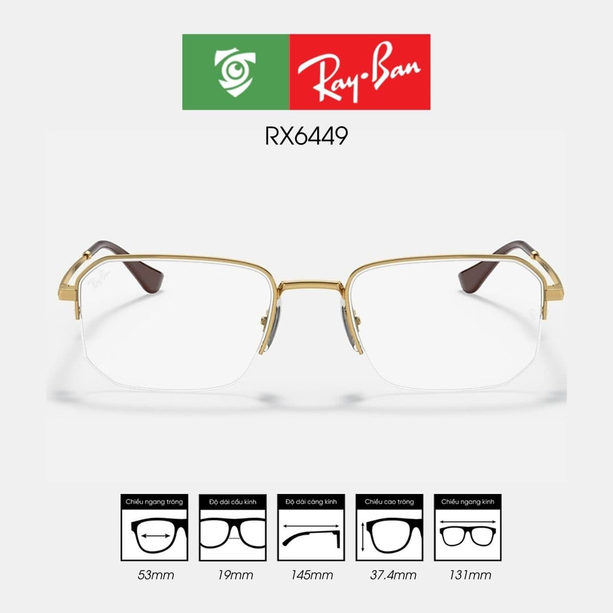 Gọng kính RAYBAN RX6449 - Ảnh 1