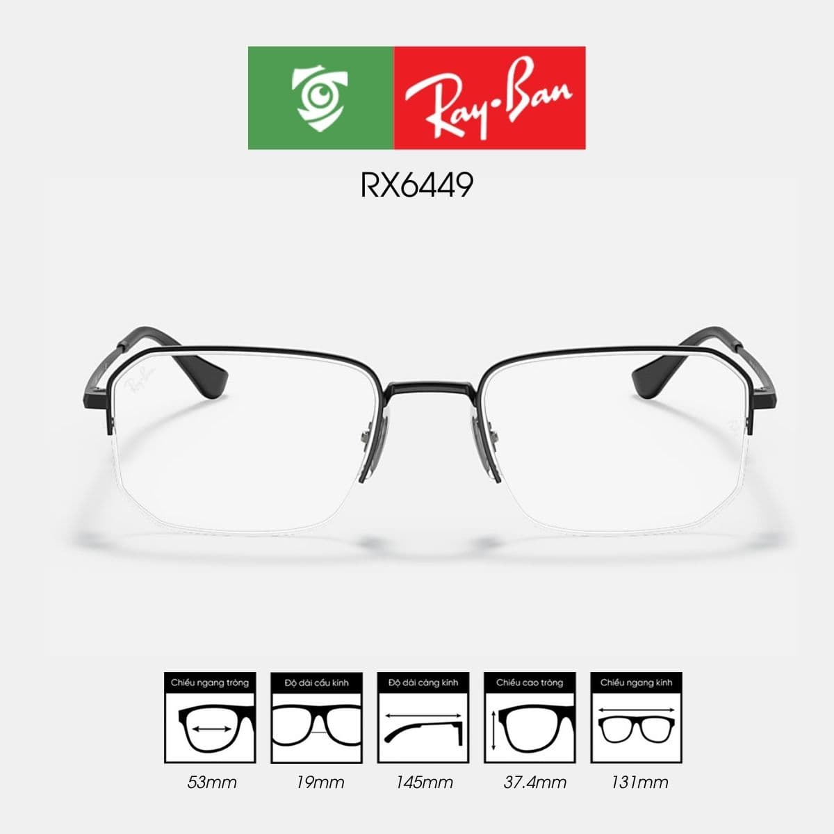 Gọng kính RAYBAN RX6449 - Ảnh 7