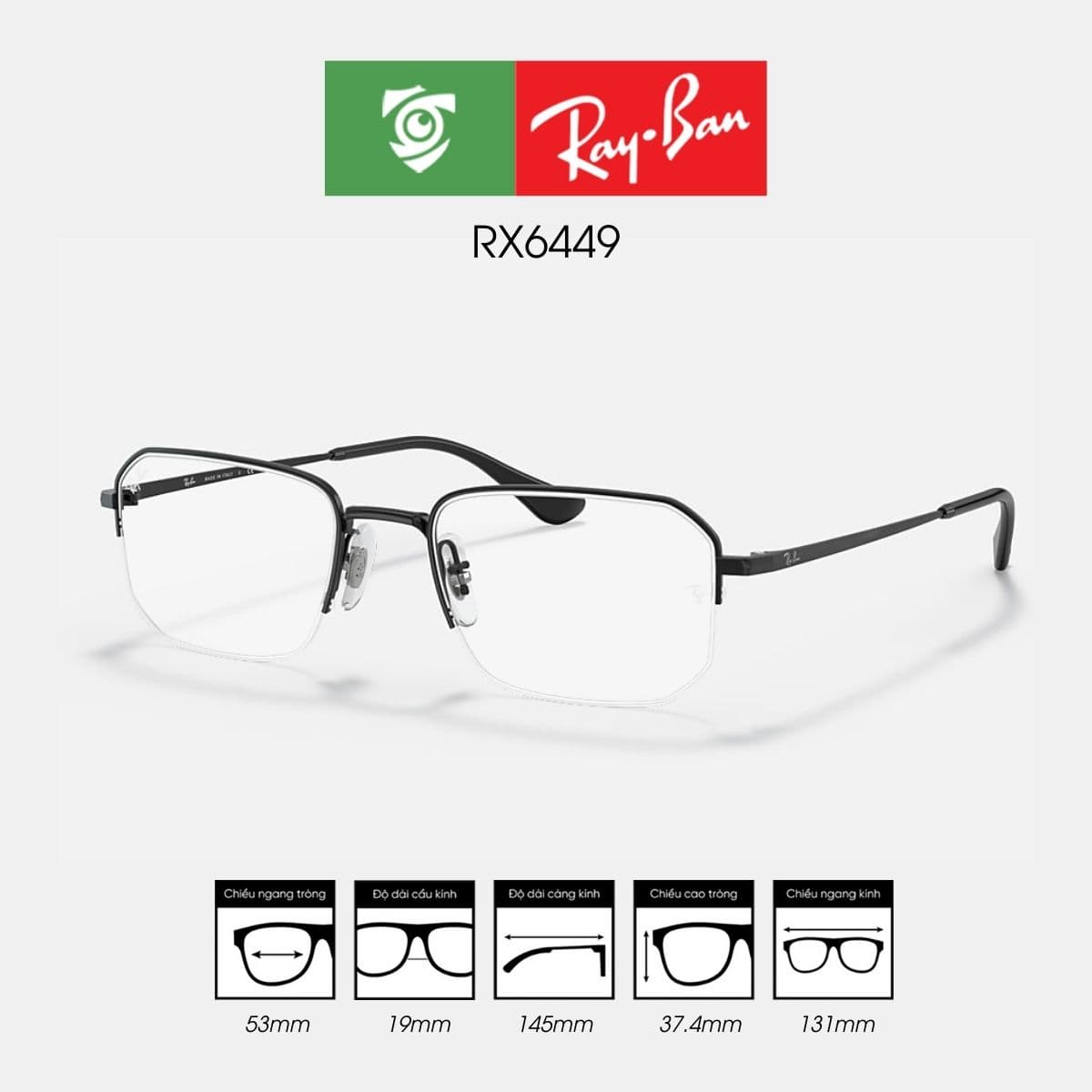 Gọng kính RAYBAN RX6449 - Ảnh 8