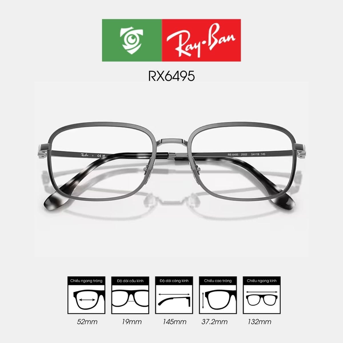 Gọng kính RAYBAN RX6495 - Ảnh 6