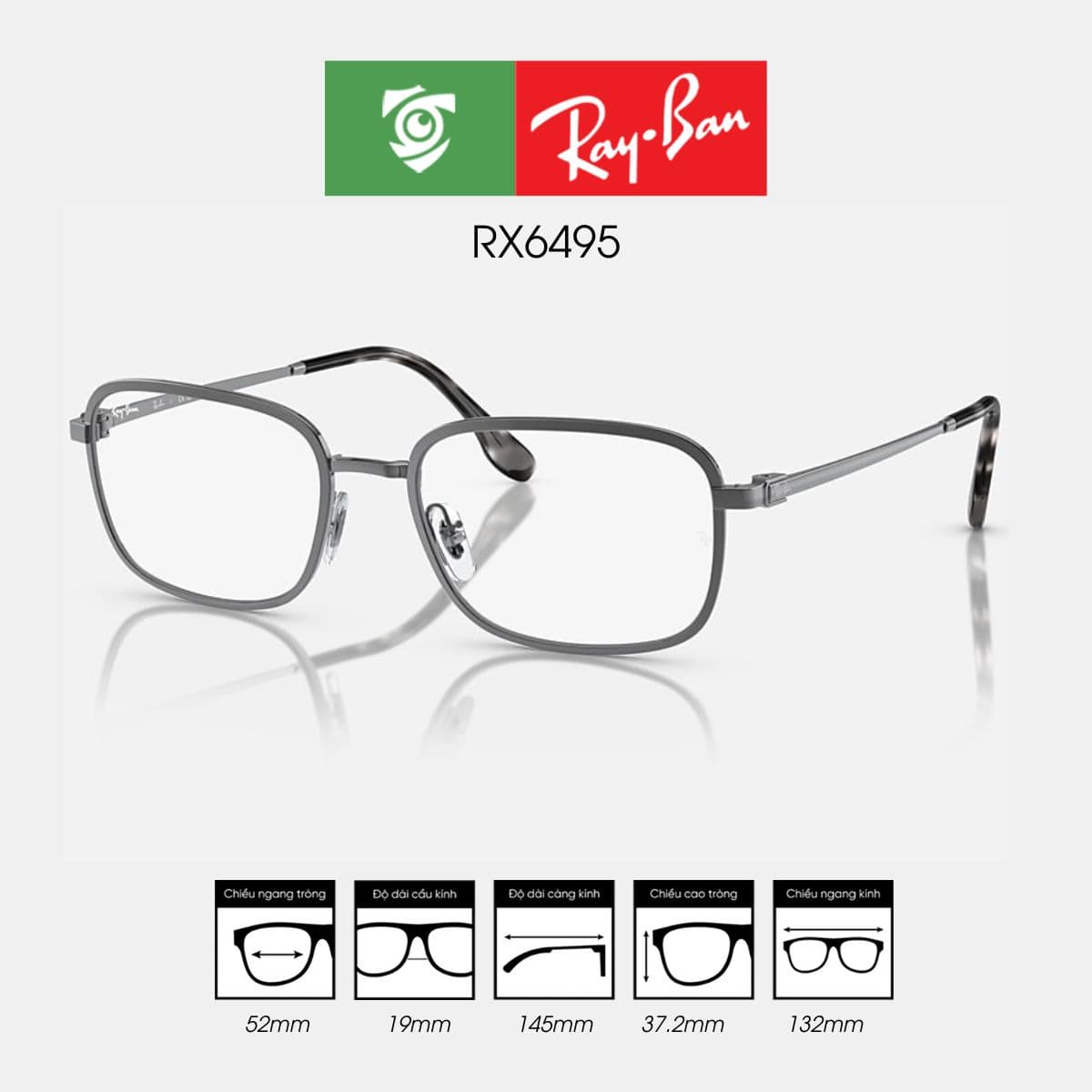 Gọng kính RAYBAN RX6495 - Ảnh 2