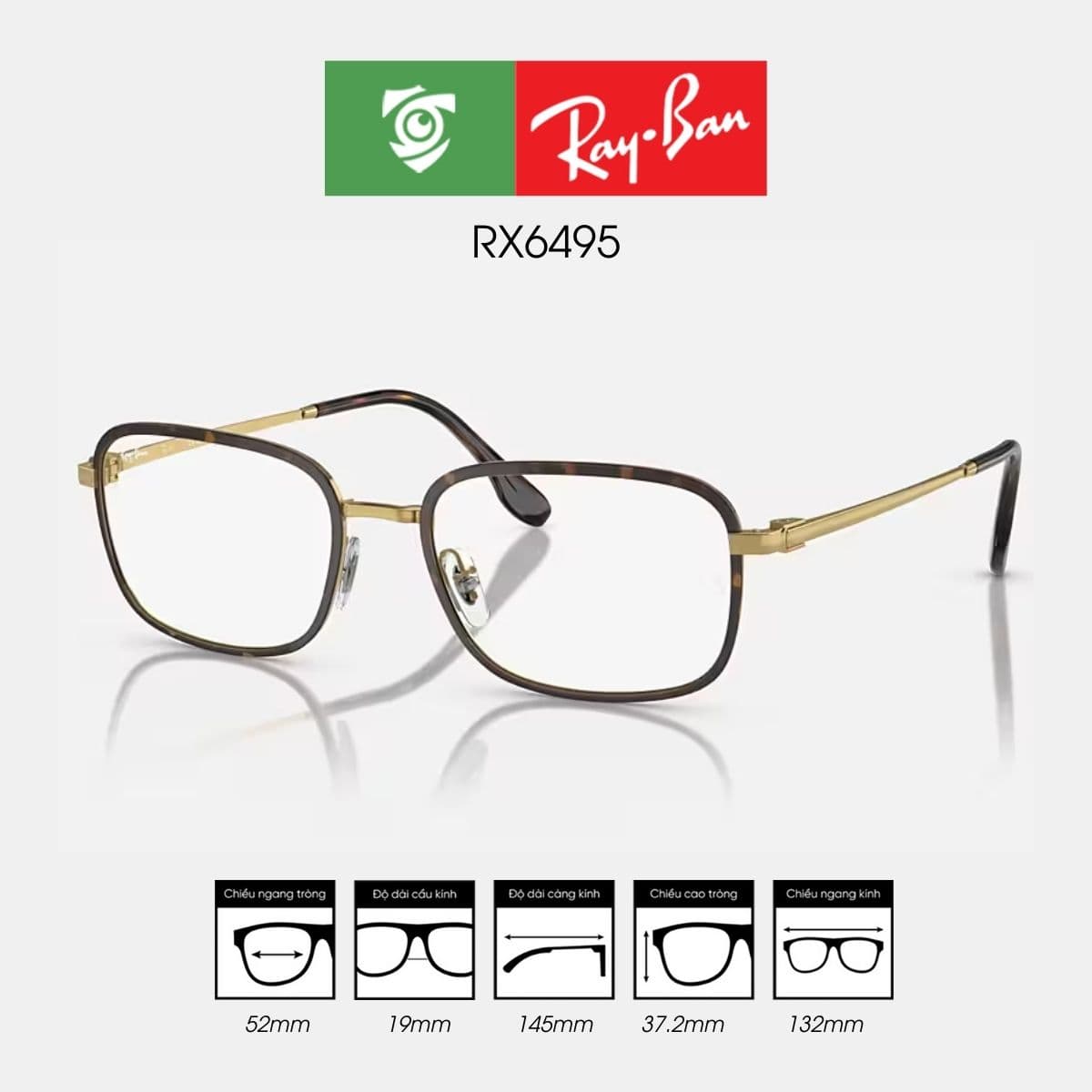 Gọng kính RAYBAN RX6495 - Ảnh 10