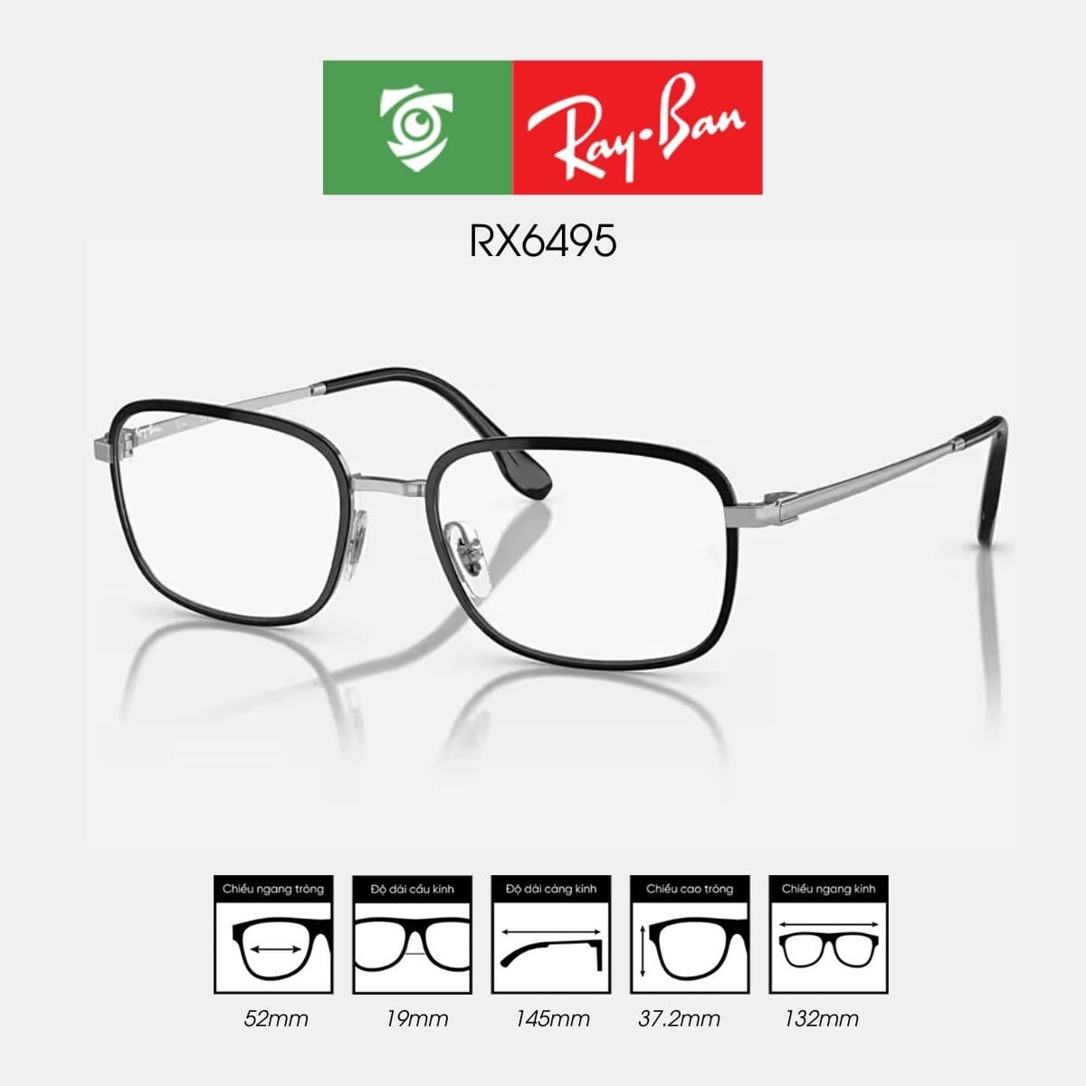 Gọng kính RAYBAN RX6495 - Ảnh 8