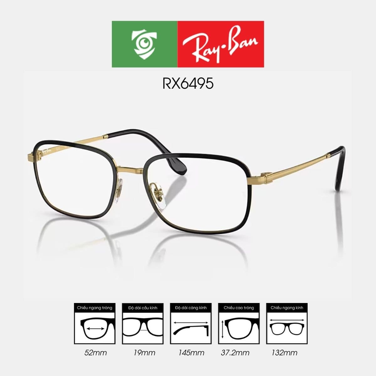 Gọng kính RAYBAN RX6495 - Ảnh 9