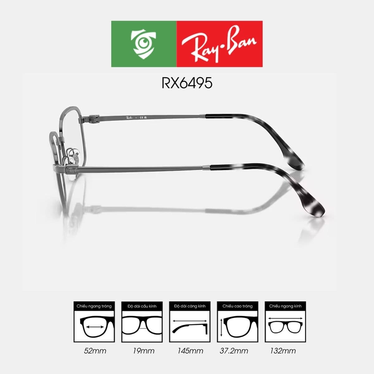 Gọng kính RAYBAN RX6495 - Ảnh 3