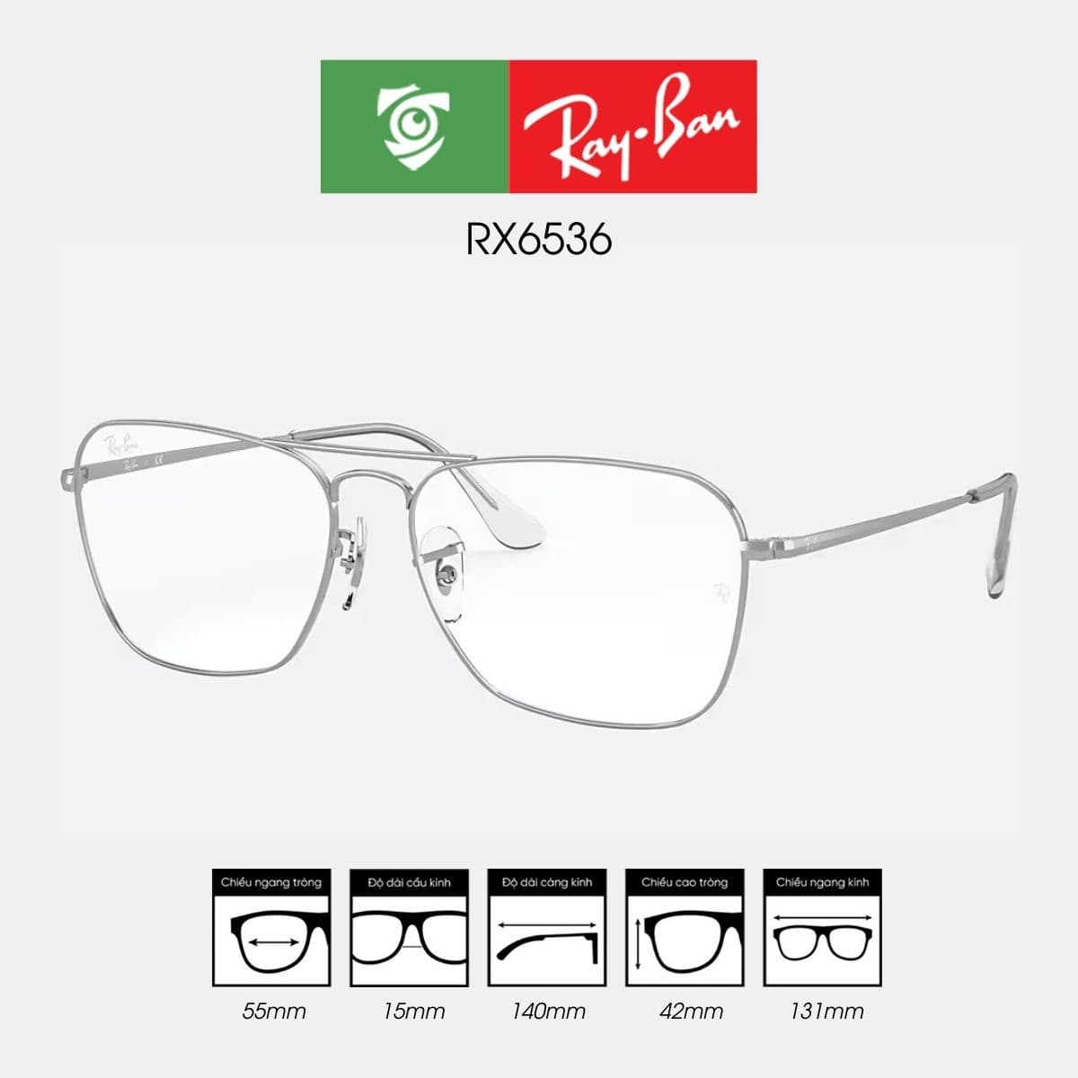 Gọng kính RAYBAN RX6536 - Ảnh 6