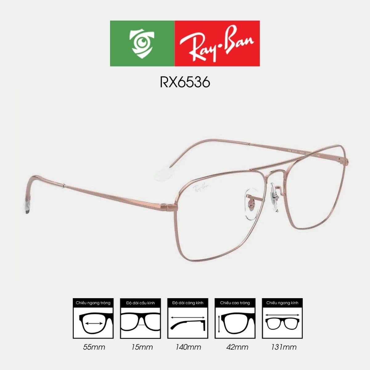 Gọng kính RAYBAN RX6536 - Ảnh 3
