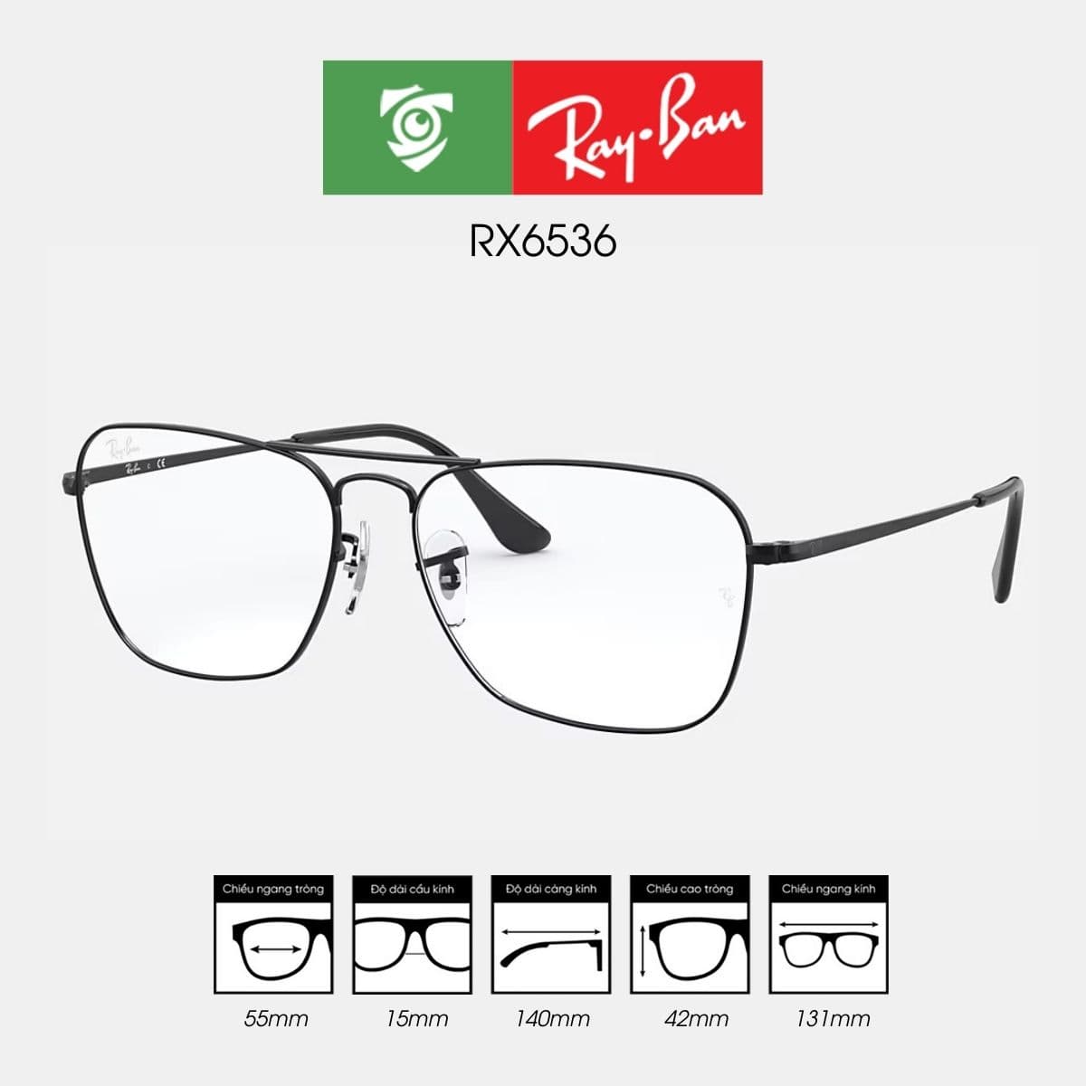 Gọng kính RAYBAN RX6536 - Ảnh 4