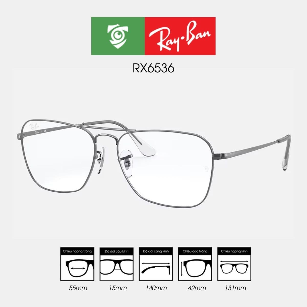 Gọng kính RAYBAN RX6536 - Ảnh 5