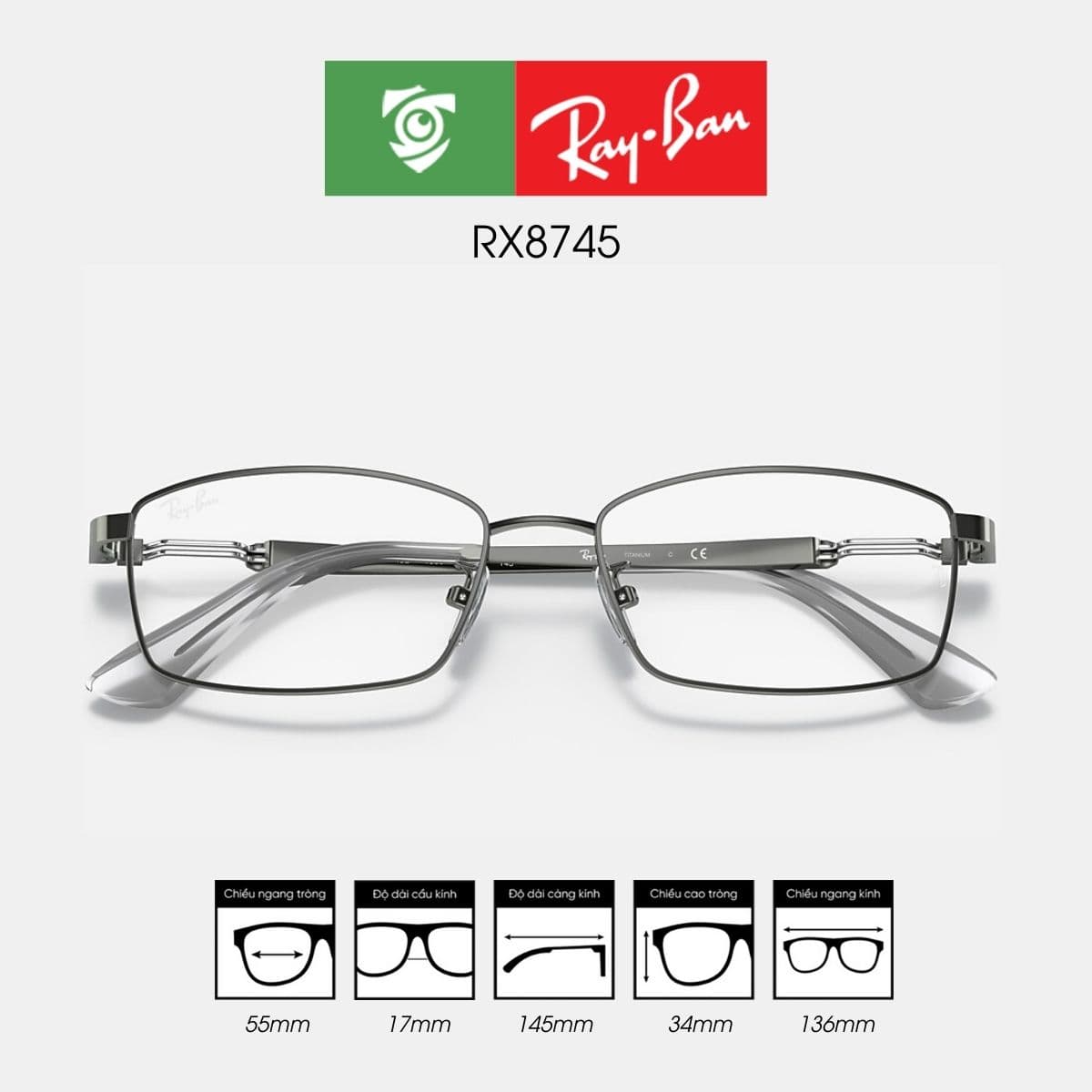 Gọng kính RAYBAN RX8745 - Ảnh 12