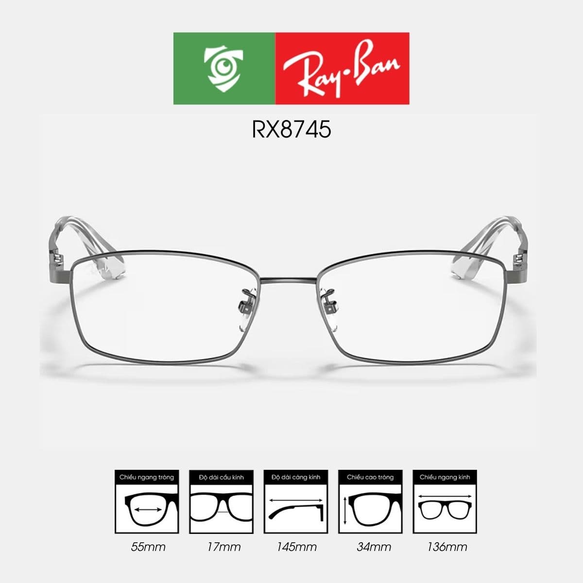 Gọng kính RAYBAN RX8745 - Ảnh 7