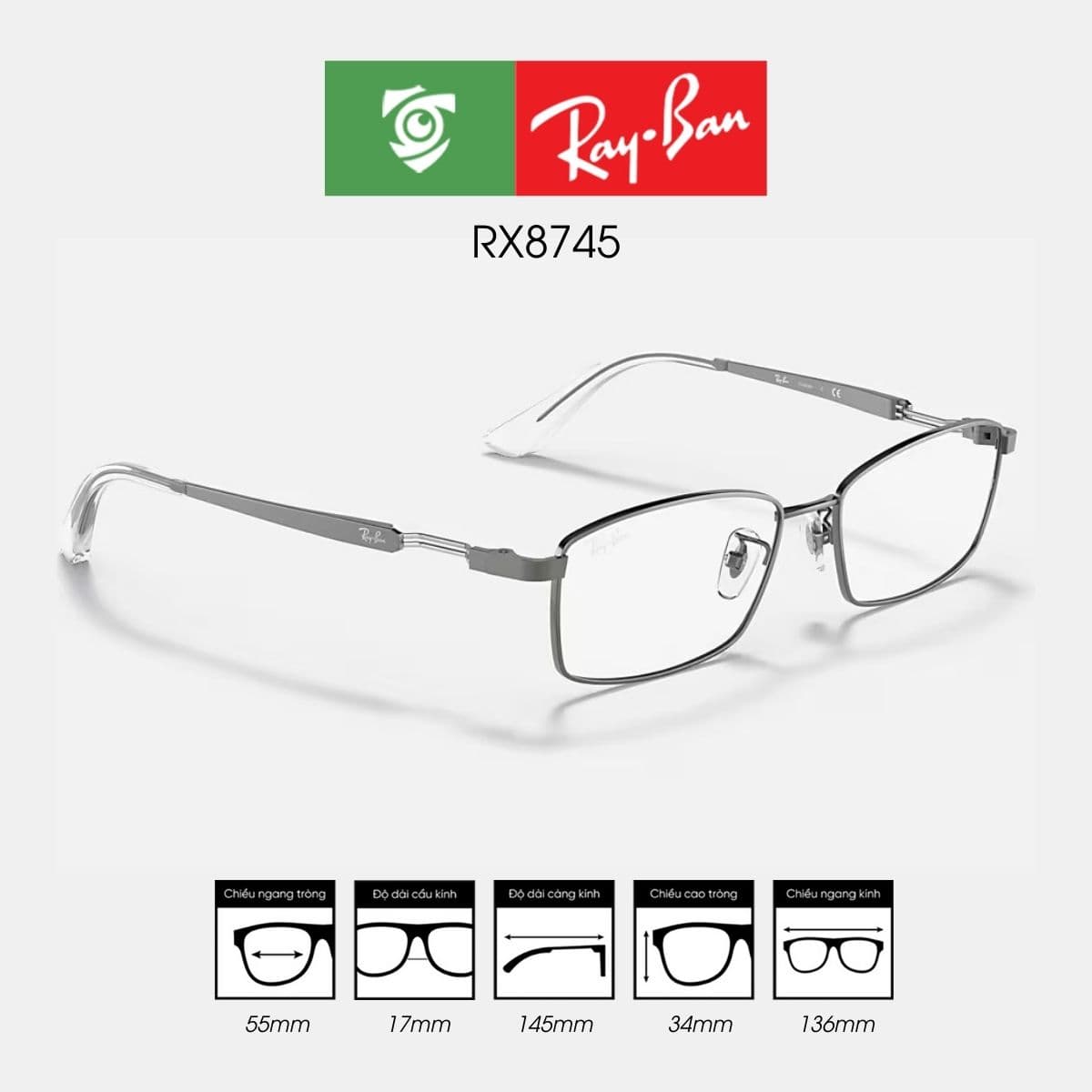 Gọng kính RAYBAN RX8745 - Ảnh 11