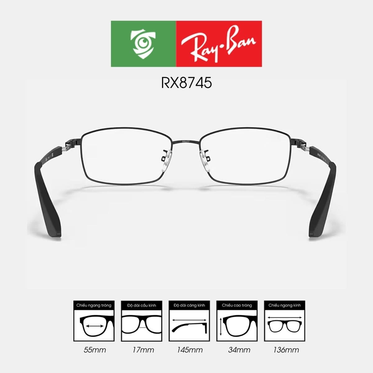 Gọng kính RAYBAN RX8745 - Ảnh 4