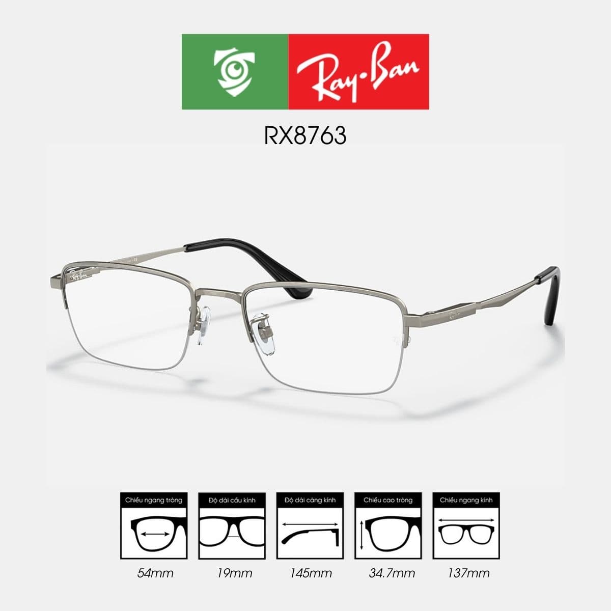 Gọng kính RAYBAN RX8763 - Ảnh 8