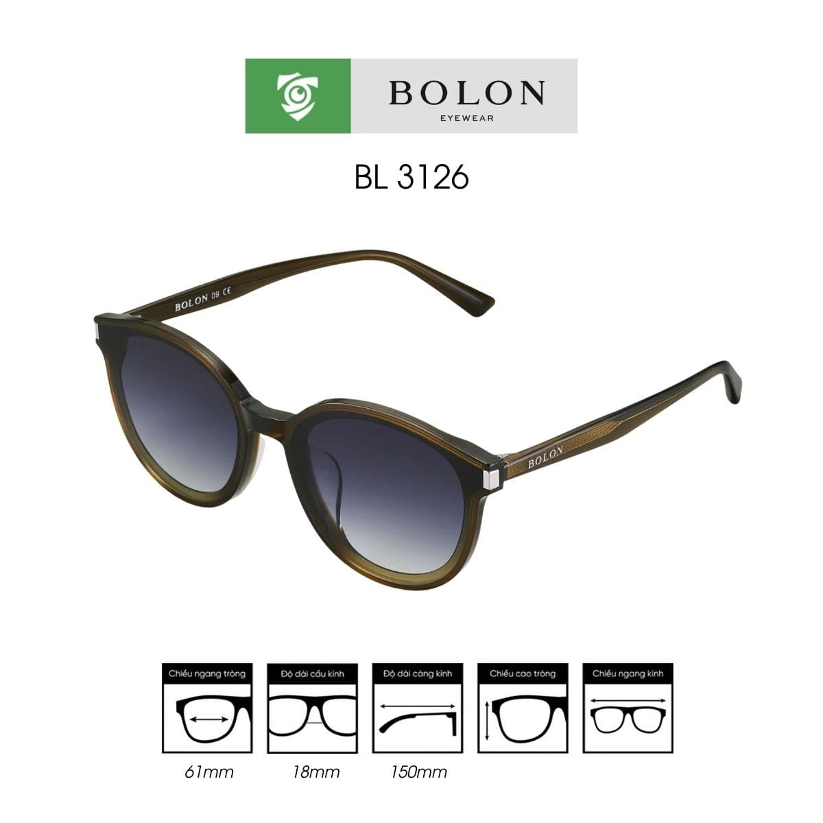 Kính mát BOLON BL3126 - Ảnh 3